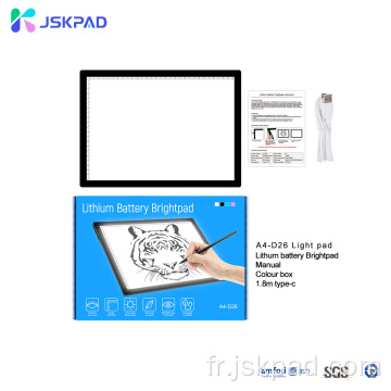 Planche à dessin LED JSKPAD pour enfants étudiants